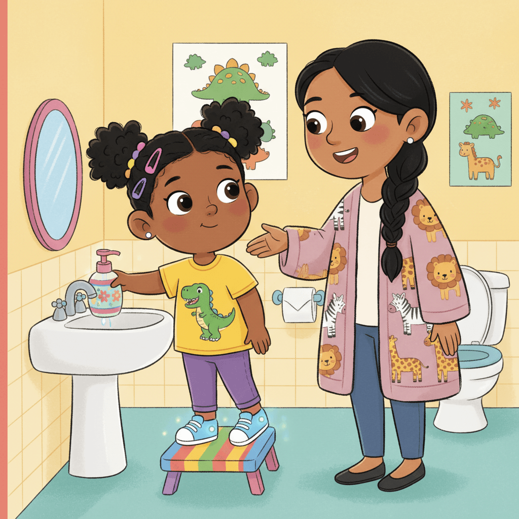 Using the Bathroom at Preschool