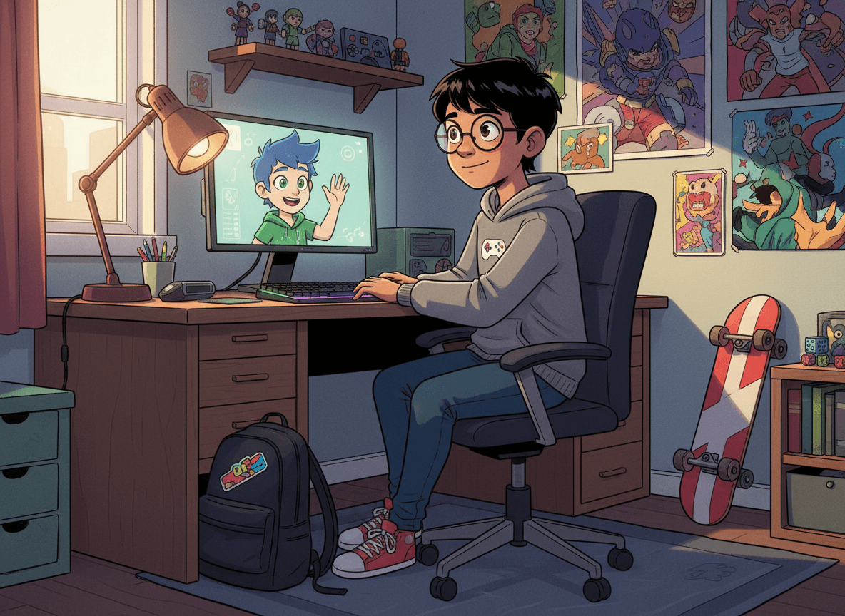 Kai's Safe Online Friends