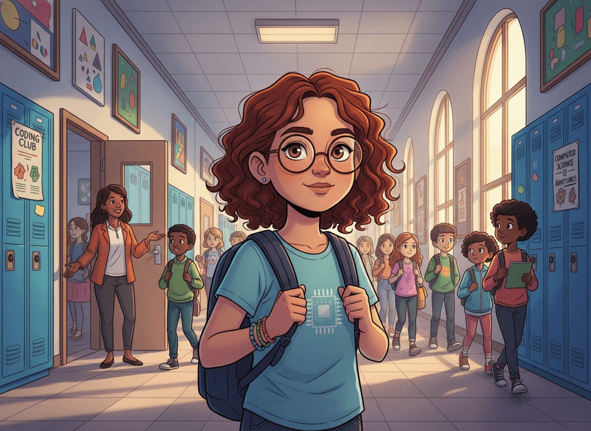 My First Day at New School