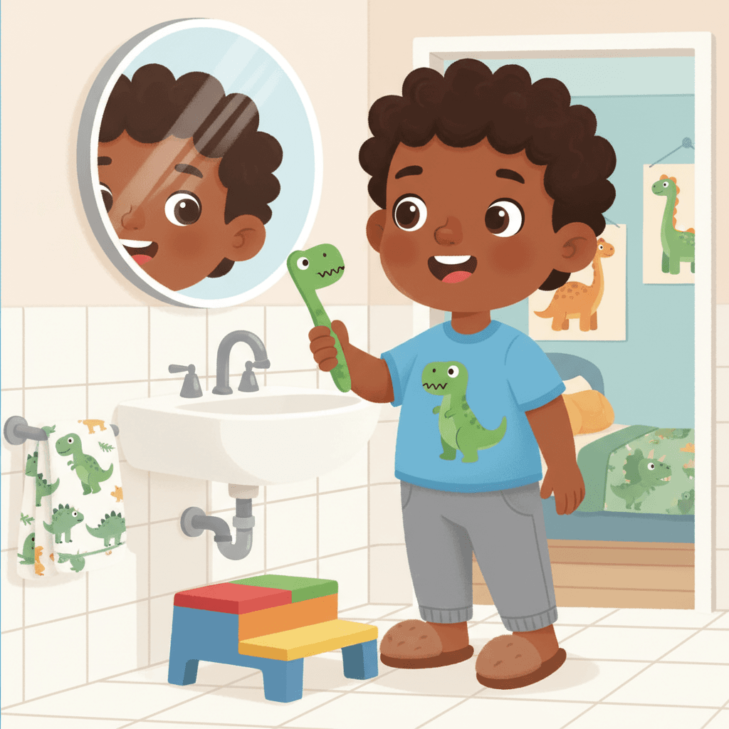 Cover for Marcus Brushes His Teeth