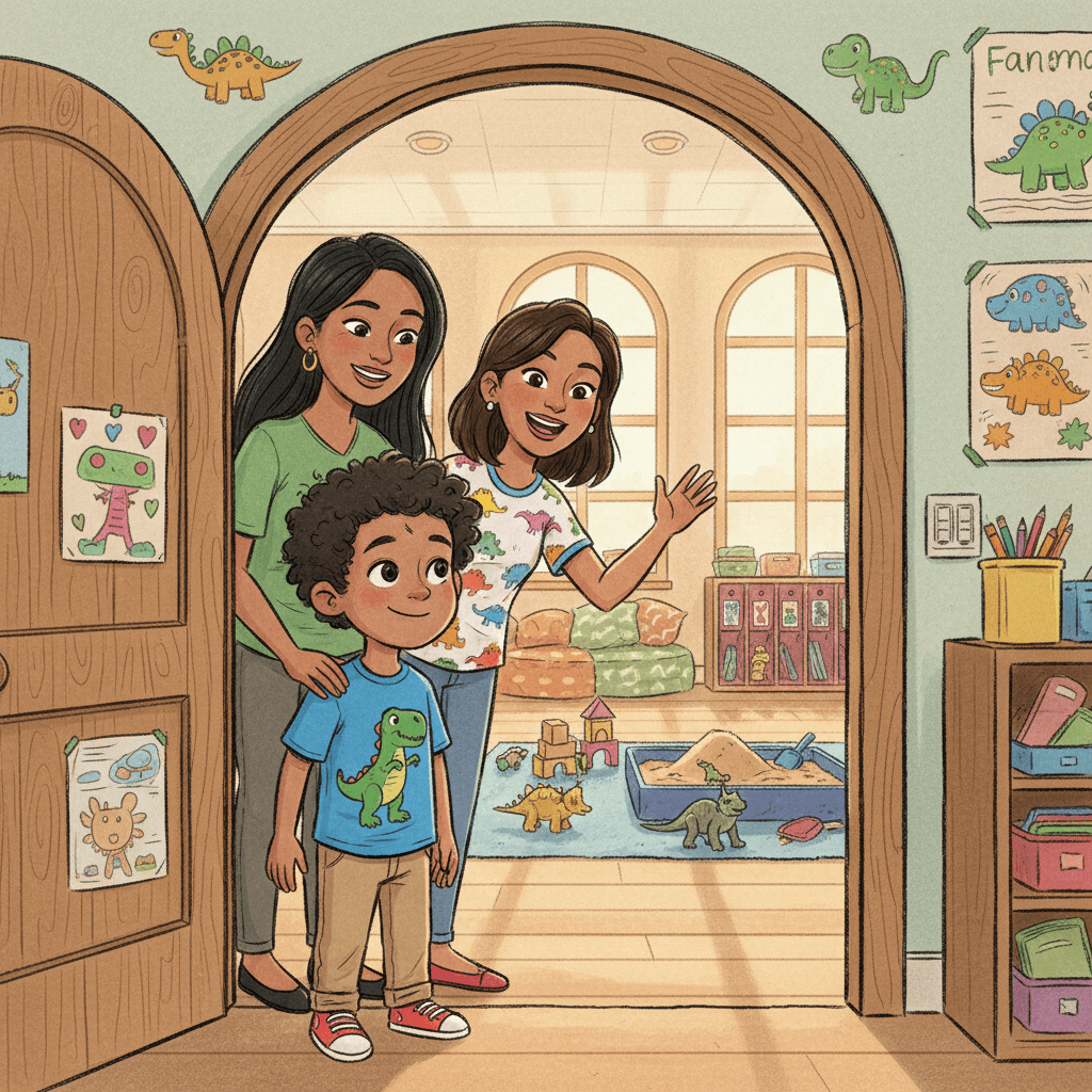 Amir's First Day at Preschool